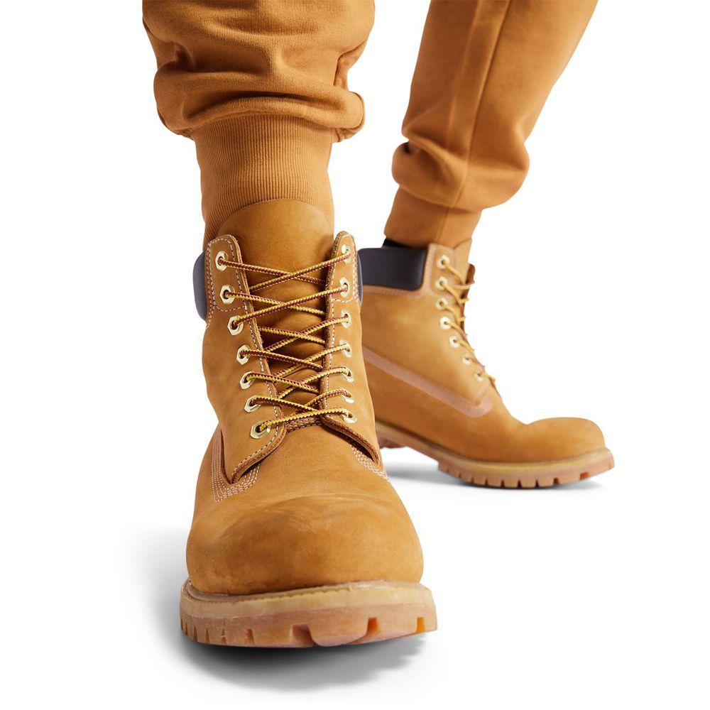 Bocanci De Zapada Timberland Barbati Maro - 6-Inch Premium Waterproof - Romania - DJPQFH370